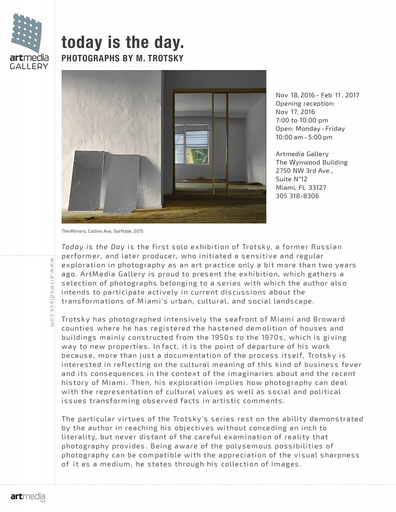Artmedia Gallery TVF Press Release 1